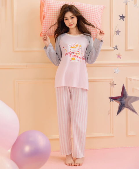 Shoyu Ramen-tic! Long Sleeve Top & Pants Set