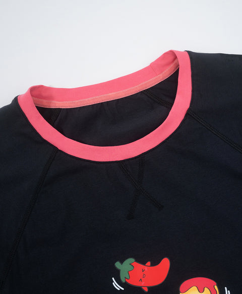 Mala-Twins T-shirt Sleep Dress