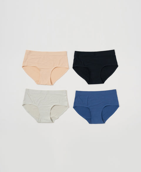 Comfy Mesh Lover Seamless Low Waist Hipster Panties
