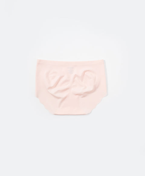 Paw & Peek Laminated Seamless No-Show Mid Waist Hipster Panties
