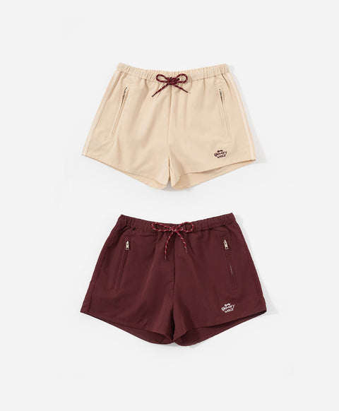 Call Me Lucky Drawstring Shorts