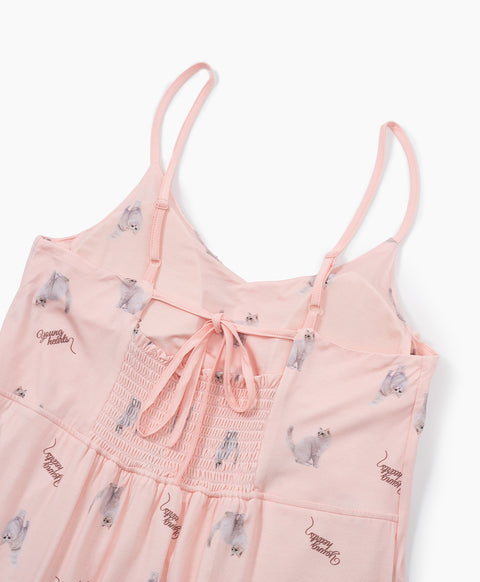 Catitude-ing Cami Long Dress