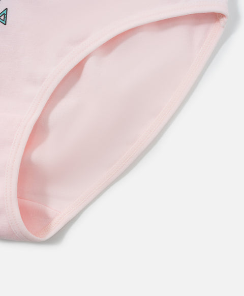 The Study Club Yuki & Hattie Low waist Mini 5pcs-pack Cotton Spandex Graphic Panties Wonder Box