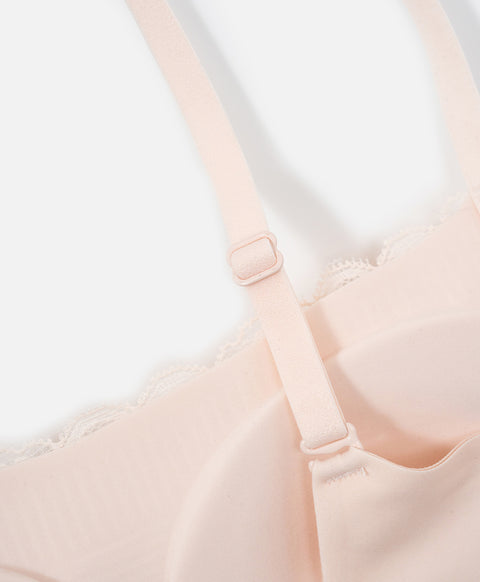 Crème de Lacelisse Wireless Lace-Trimmed Bralette