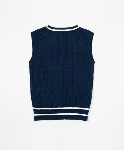 Go For It! Knitted Sleeveless Vest