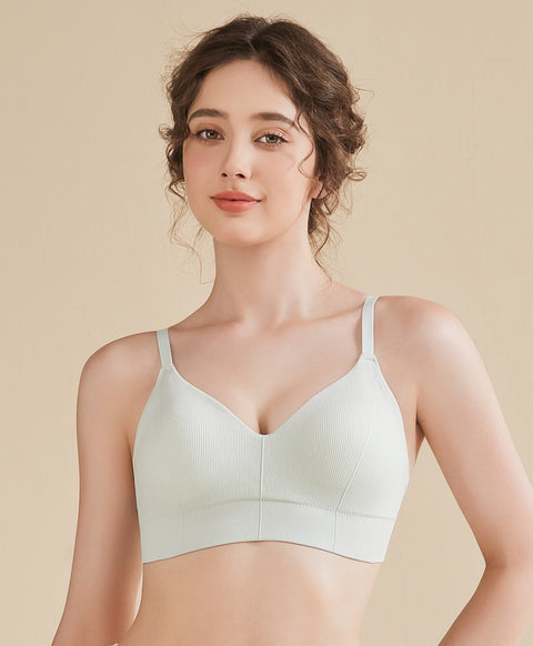 Basic Rib Bralette with Back Hook
