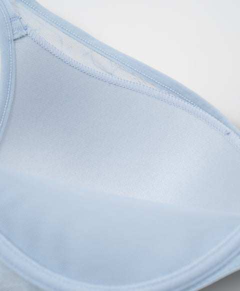 Sheer Elegance Wireless Lightly-lined 3/4 Cup Demi Bra