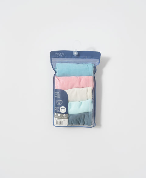 Winter Cotton Low Waist Hipster 5pcs Pack Panties