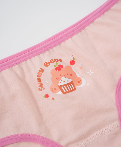 Junior Sunny Bear Cotton Low Waist Mini Panties