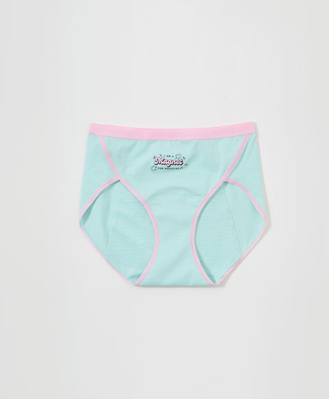 I Am A Magnet For Miracles Cotton Spandex 2pcs pack Mid Waist Midi Sanitary Panties