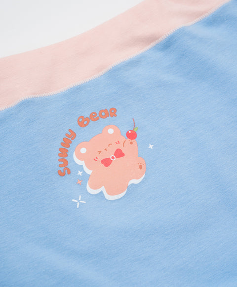 Junior Sunny Bear Cotton Low Waist Boxshorts Panties