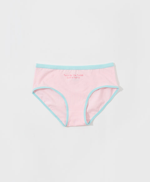 Music Concert Yuki & Hattie 5pcs Low Waist Hipster Graphic Pack Panties Wonder Box