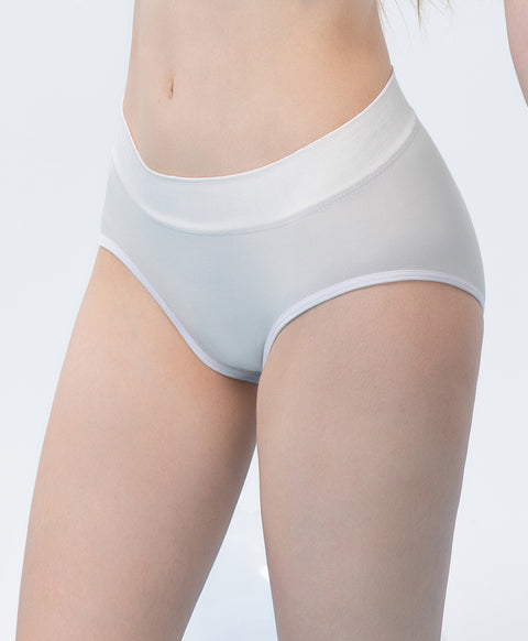Smooth Seamless Knit Low Waist Midi Panties