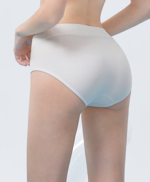 Smooth Seamless Knit Low Waist Midi Panties