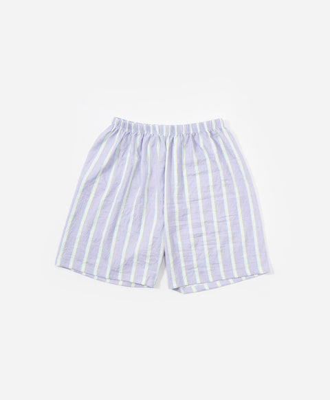 BedMood Cremo Mentally Unavailable. Physically Comfy Polyester PJ Short Sleeves Top & Shorts Set - Purple
