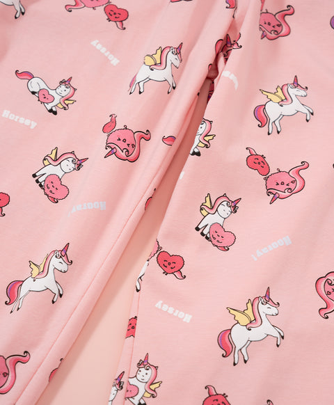 Horsey Hooray! Short Sleeves Top & Pants Set