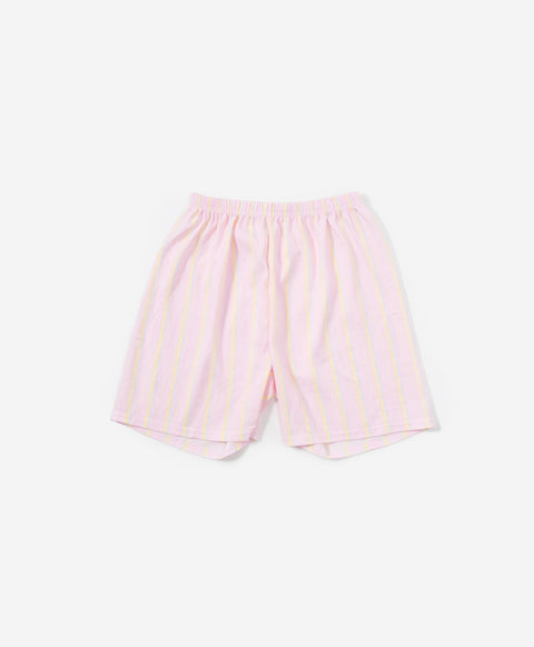 BedMood Cremo Doing Nothing Looks Good On Me Polyester PJ Short Sleeves Top & Shorts Set - Pink
