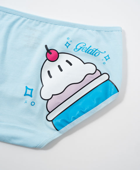 Harmony Gelato Low Waist Hipster 5pcs Lyocell Cotton Spandex Graphic Pack Panties