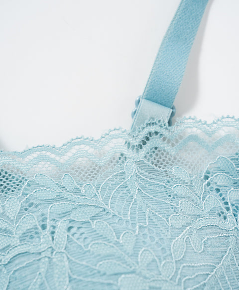 Modern Lace Wireless Full Coverage Bra (B Cup)