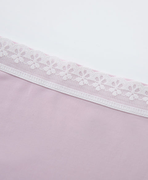 Lacey Laminated Low Waist Hipster Panties