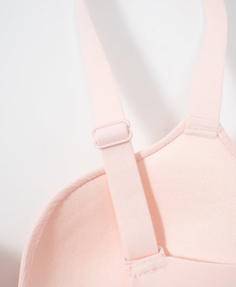 Blush Nightfall Jacquard 3/4 Cup Wireless Push Up Bra