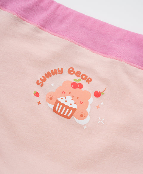 Junior Sunny Bear Cotton Low Waist Boxshorts Panties