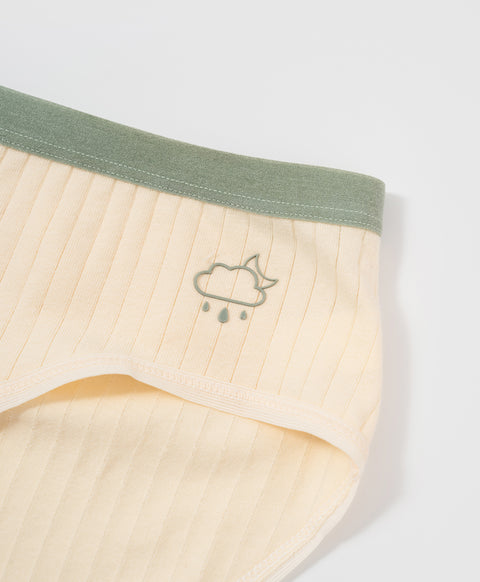 Your Mood, My Day Low Waist Hipster Ribbed Cotton Panties