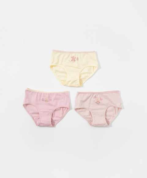 Junior Ballet Bear Cotton Low Waist Mini Panties