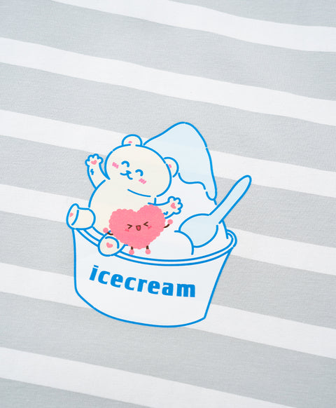 Junior Heart Gelato Short Sleeves Tee Sleep Dress