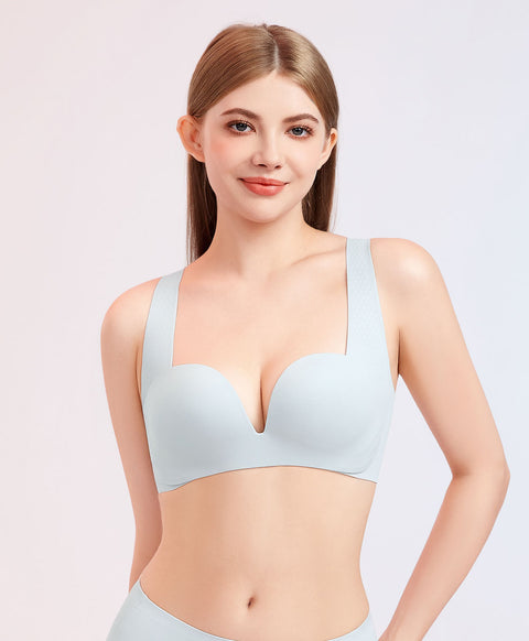 Celestial Wireless Push Up Half Cup Bra