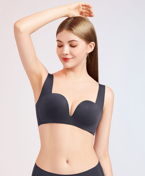 Celestial Wireless Push Up Half Cup Bra