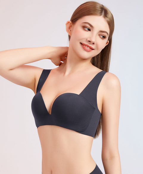Celestial Wireless Push Up Half Cup Bra