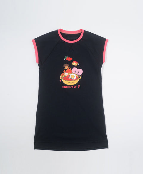 Mala-Twins T-shirt Sleep Dress