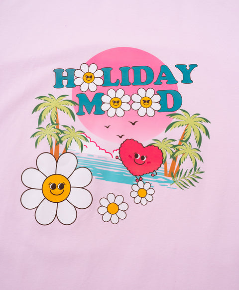 Resort of Heart Short Sleeves Tee Sleep Dress