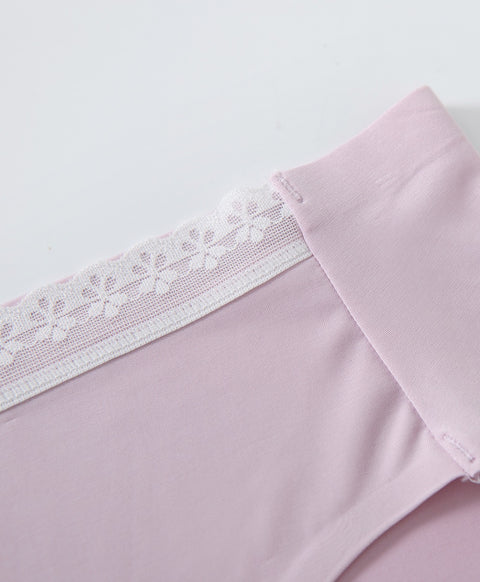 Lacey Laminated Low Waist Hipster Panties