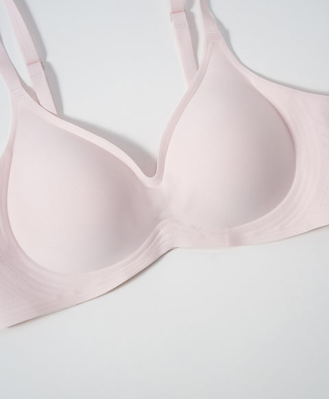 Marshmallow Kiss Triangle Wireless Bra with Back Hook – New & Improved