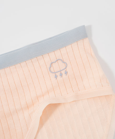 Your Mood, My Day Low Waist Hipster Ribbed Cotton Panties
