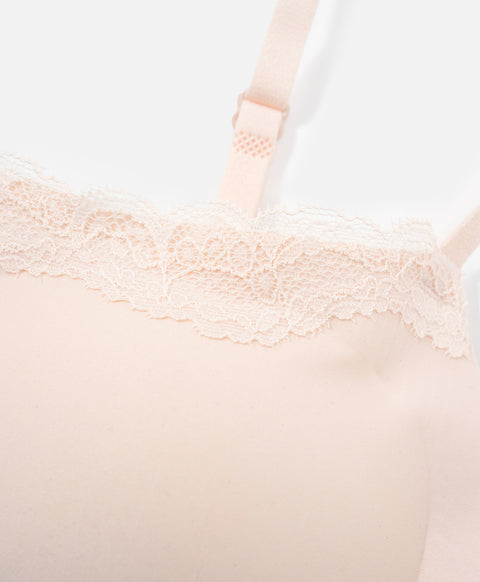 Crème de Lacelisse Wireless Lace-Trimmed Bralette
