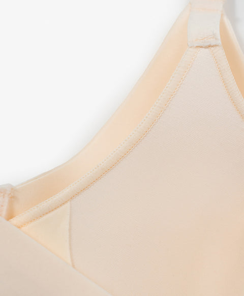 Bare Essentials Wireless V-Neck 3/4 Cup Demi Bra