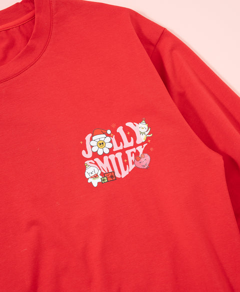 Jolly Smiley Long Sleeves Top & Pants Set