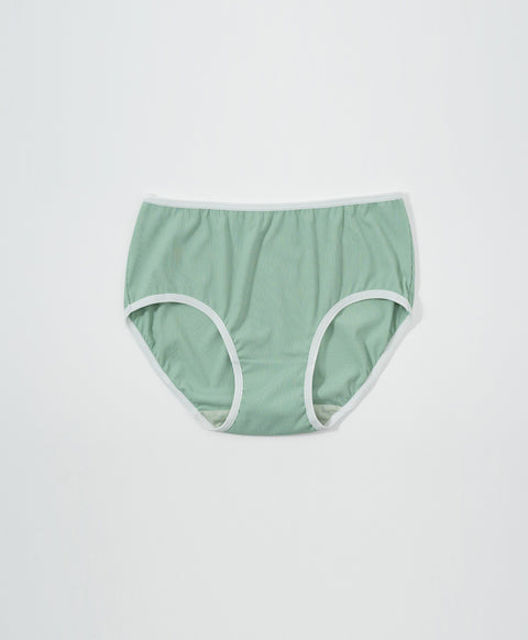 Nature Ribbed Low Waist Midi Panties