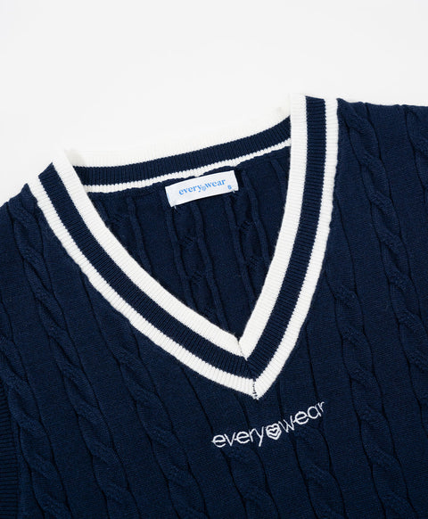 Go For It! Knitted Sleeveless Vest