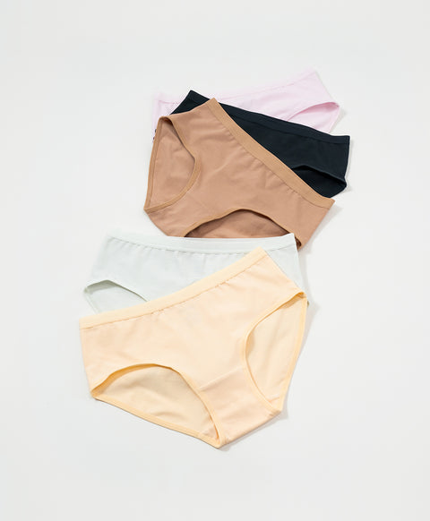 Spring Neutrals 5-pack Low-waist Hipster Panties