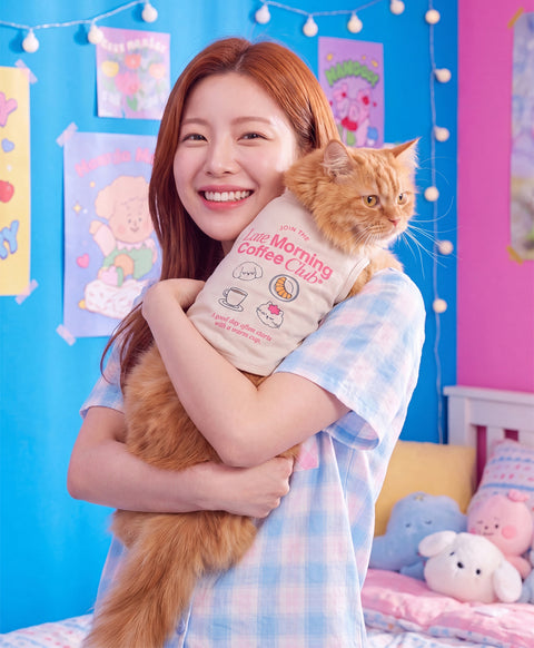 BedMood Cremo & Mello Late Morning Coffee Club Pet Shirt