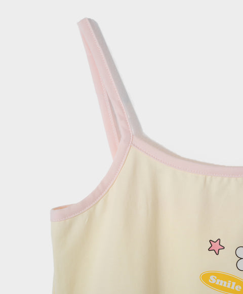 Keep Smiling Camisole Vest & Pants Sleep Set