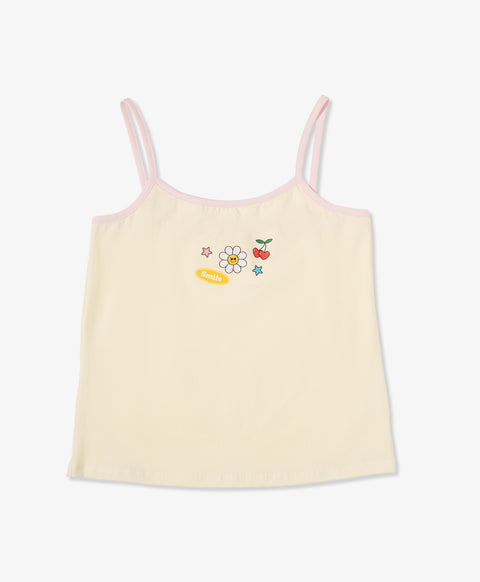 Keep Smiling Camisole Vest & Pants Sleep Set