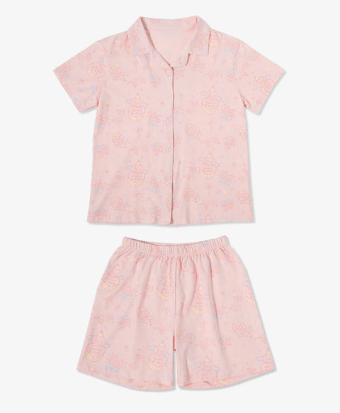Harmony B-Day Party PJ Top & Shorts Set