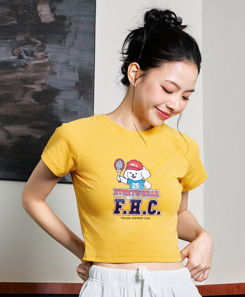 F.H.C Short Sleeves Raglan Baby Tee