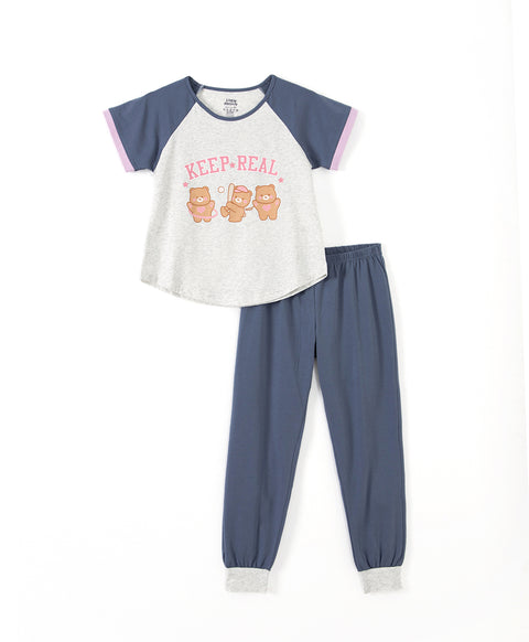 Junior Victory Teddy GIRLS PJ Set