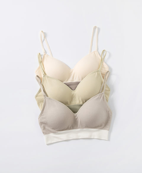 Everyday Neutrals Two-Ways Back Sweetheart Push-up Cami Vest